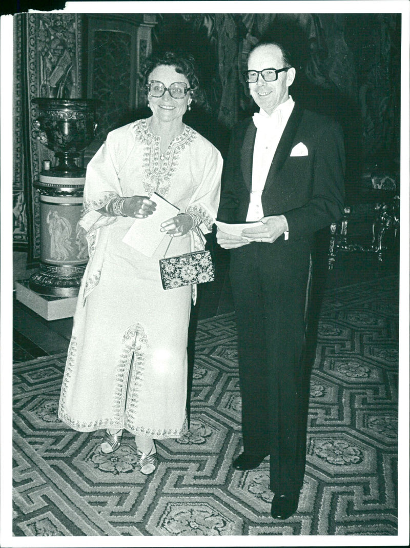 Karin Söder Together with husband Gunnar - Vintage Photograph