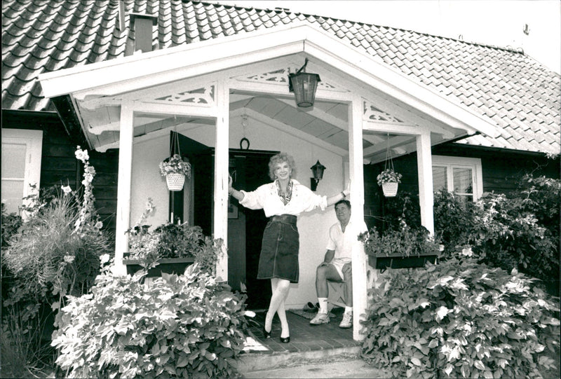 Wilhelm Wachtmeister and his wife - Vintage Photograph