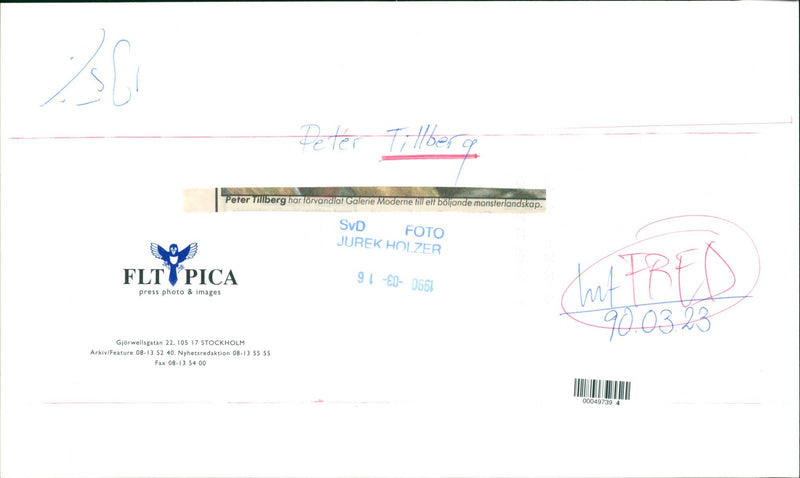 HAS PICA TANSFOMED DESK LANDSCAPE HUT LIVING MATURE LEIF JANSSON PETER - Vintage Photograph