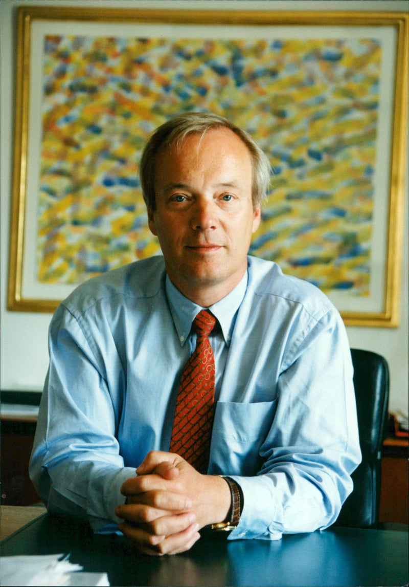 Lars Thunell, CEO Securum. - Vintage Photograph