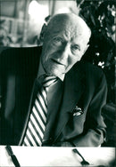 Nobel Prize Winner 1978 Isaac Bashevis Singer - Vintage Photograph