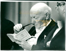 Nobel Prize Winner 1978 Isaac Bashevis Singer - Vintage Photograph