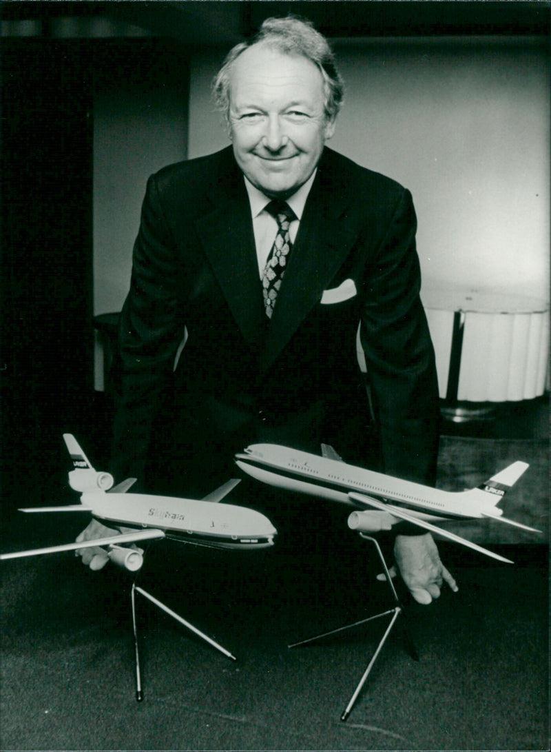 Freddie Laker - Vintage Photograph