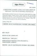 Christopher Lambert, Emmanuelle Seigner and Stafania Rocca. - Vintage Photograph