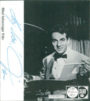 Jazz musician Gene Krupa with signature - Vintage Photograph