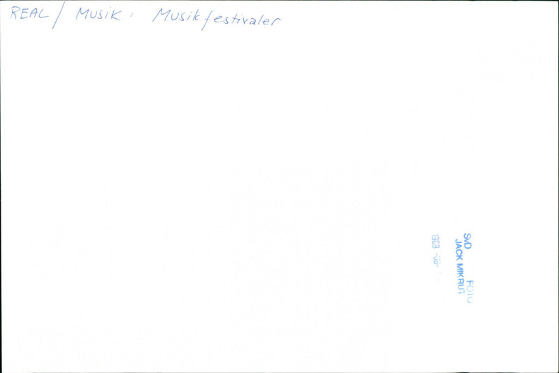 Music Festival - Vintage Photograph