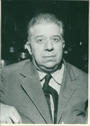 Eugenio Montale, Italian poet and 1975 Nobel Prize in Literature. - Vintage Photograph