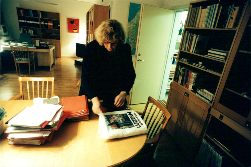 Margareta Winberg, Politician. - Vintage Photograph