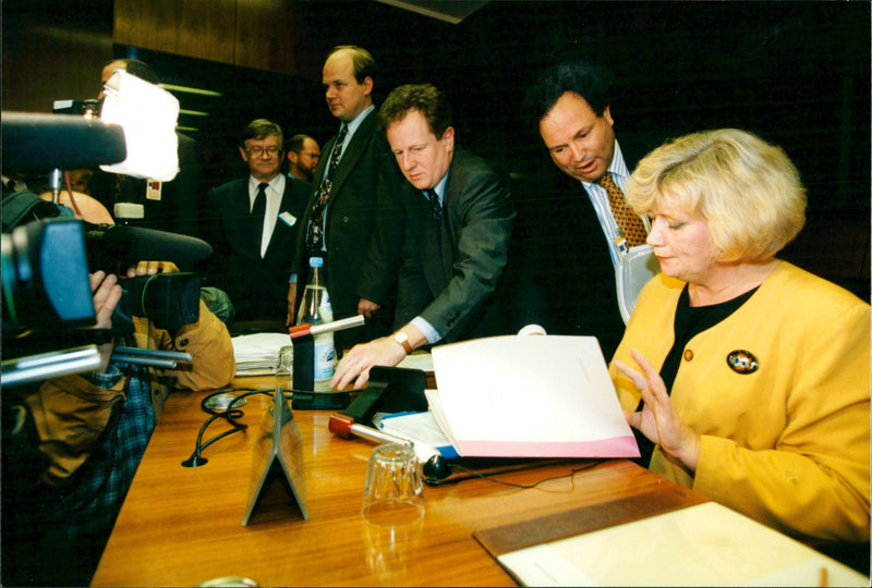 Margareta Winberg, Politician. - Vintage Photograph