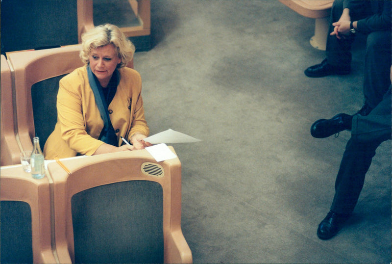 Margareta Winberg, Politician. - Vintage Photograph