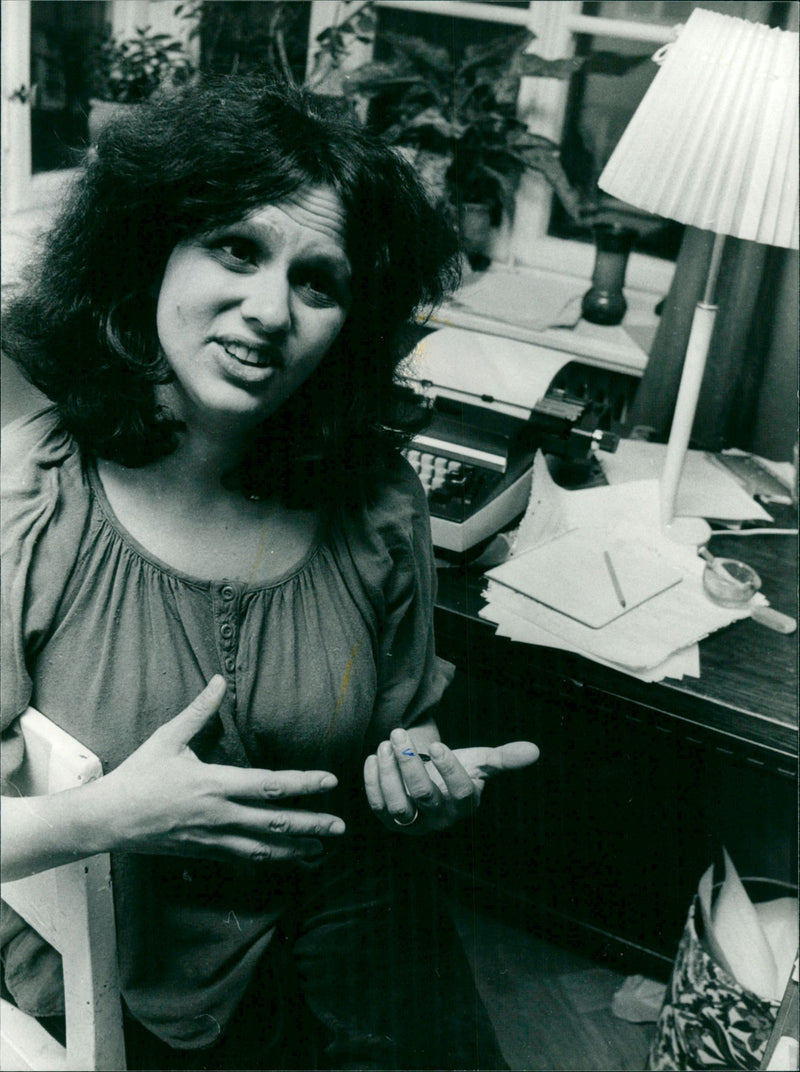 Rose Lagercrantz, Writer - Vintage Photograph