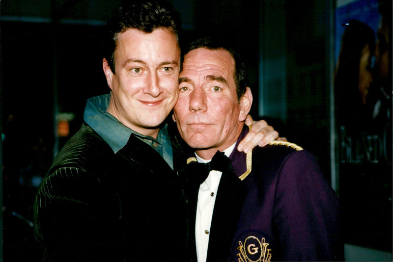 Pete Postlethwaite and Stephen Tompkinson. - Vintage Photograph