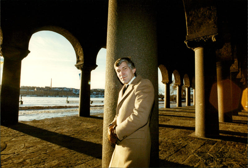 Sture Palmgren, Politician. - Vintage Photograph