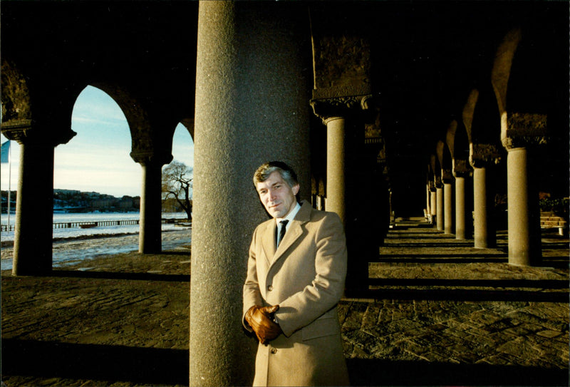 Sture Palmgren, Politician. - Vintage Photograph