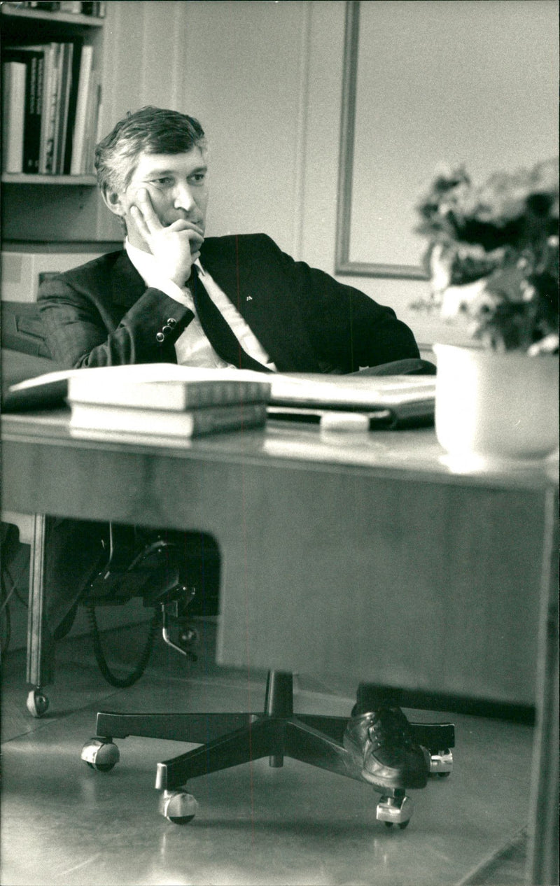 Sture Palmgren, Politician. - Vintage Photograph