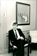 Sture Palmgren, Politician. - Vintage Photograph