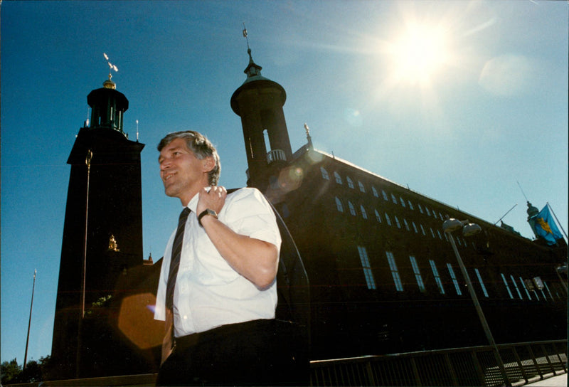 Sture Palmgren, Politician. - Vintage Photograph