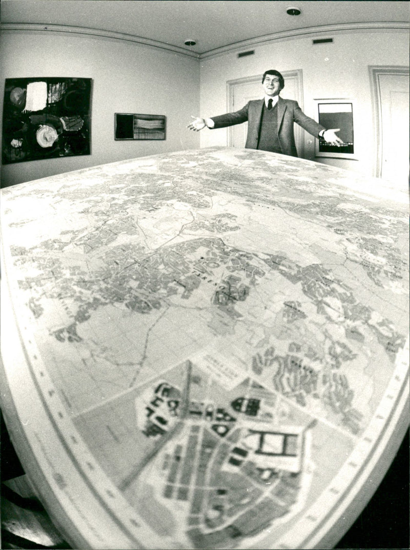 Sture Palmgren, Politician. - Vintage Photograph