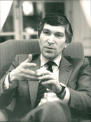 Sture Palmgren, Politician. - Vintage Photograph