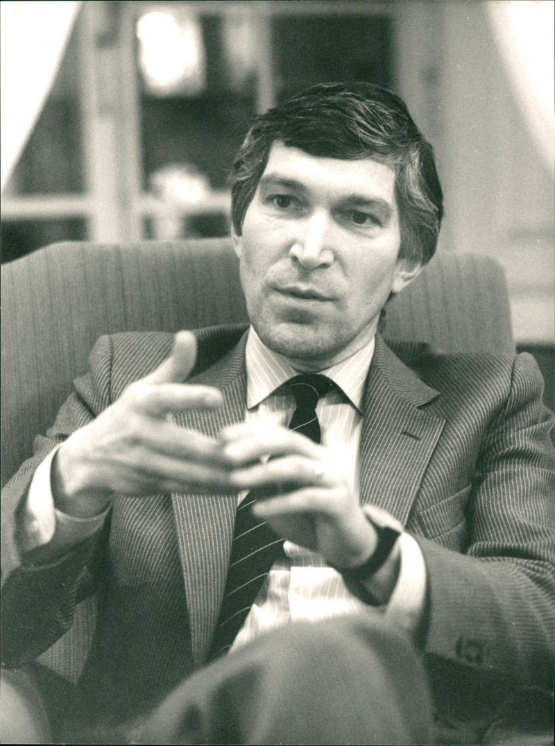 Sture Palmgren, Politician. - Vintage Photograph