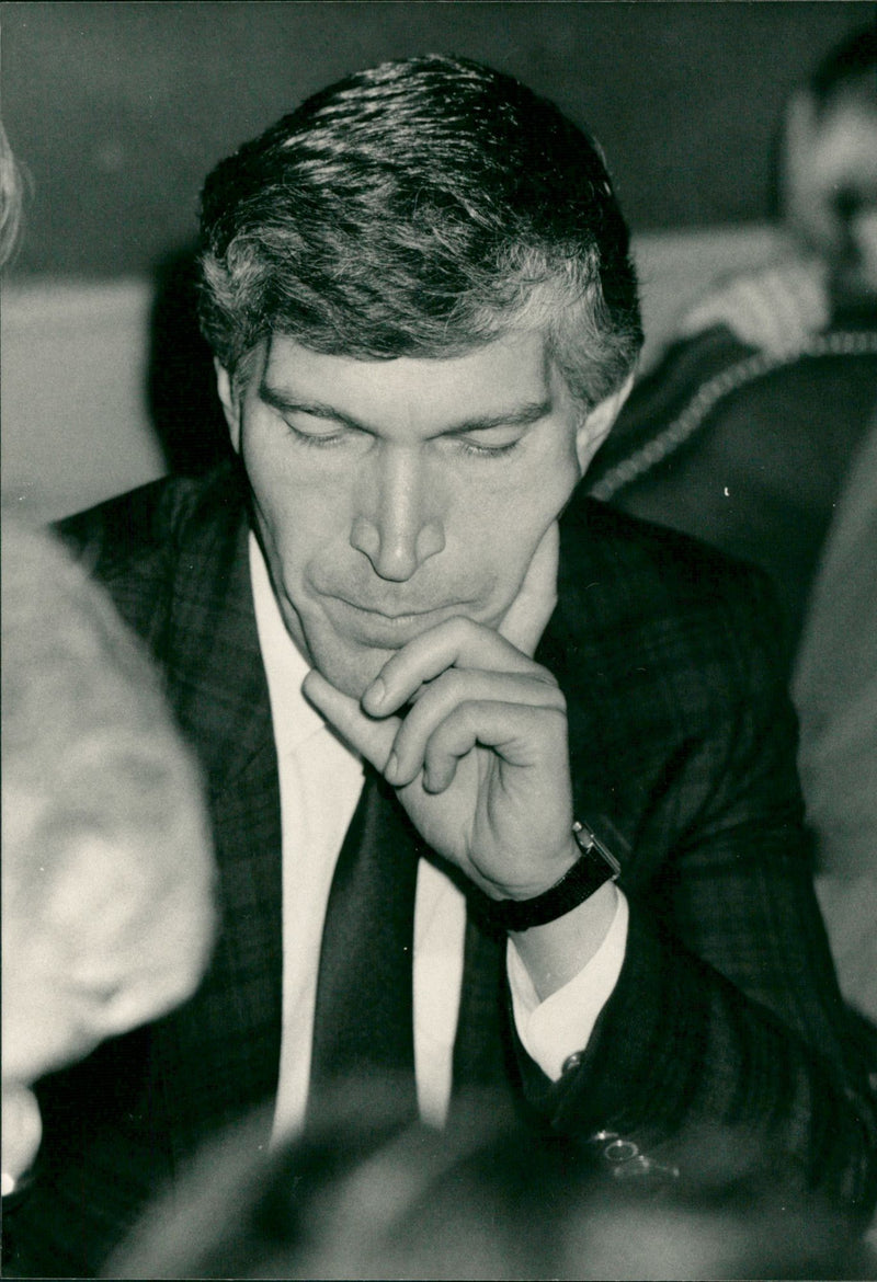 Sture Palmgren, Politician. - Vintage Photograph