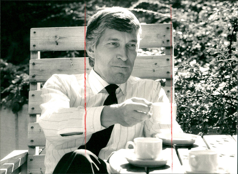 Sture Palmgren, Politician. - Vintage Photograph