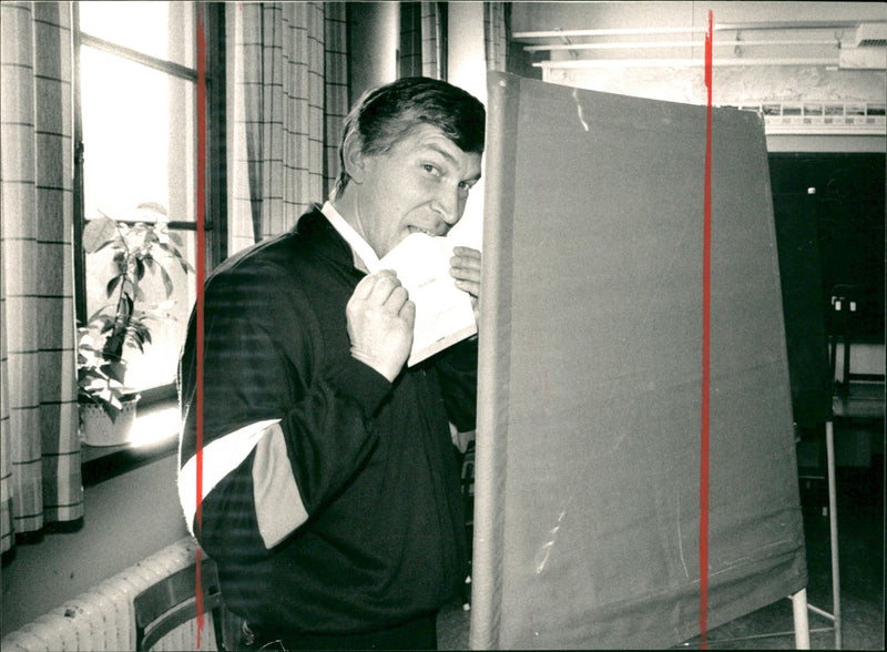 Sture Palmgren, Politician. - Vintage Photograph