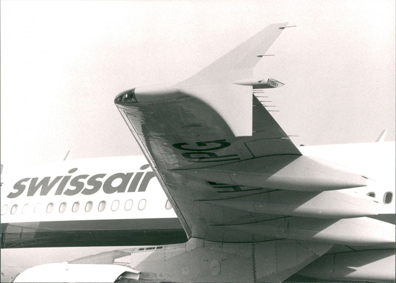 Swissair. - Vintage Photograph