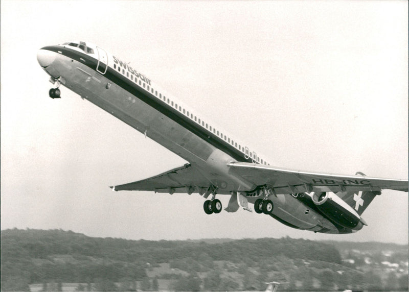 Swissair. - Vintage Photograph