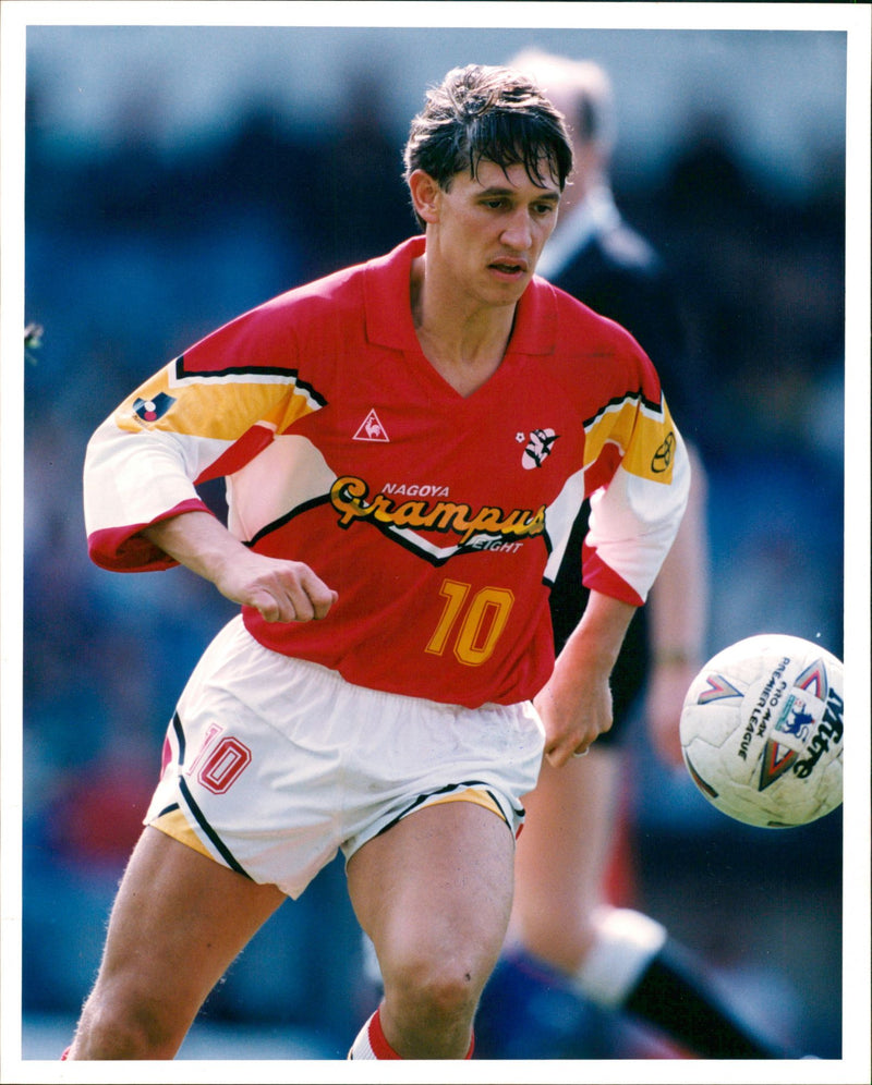 Gary Lineker, football. - Vintage Photograph