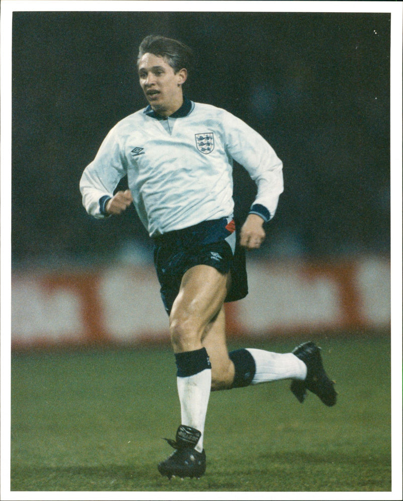 Gary Lineker, football. - Vintage Photograph