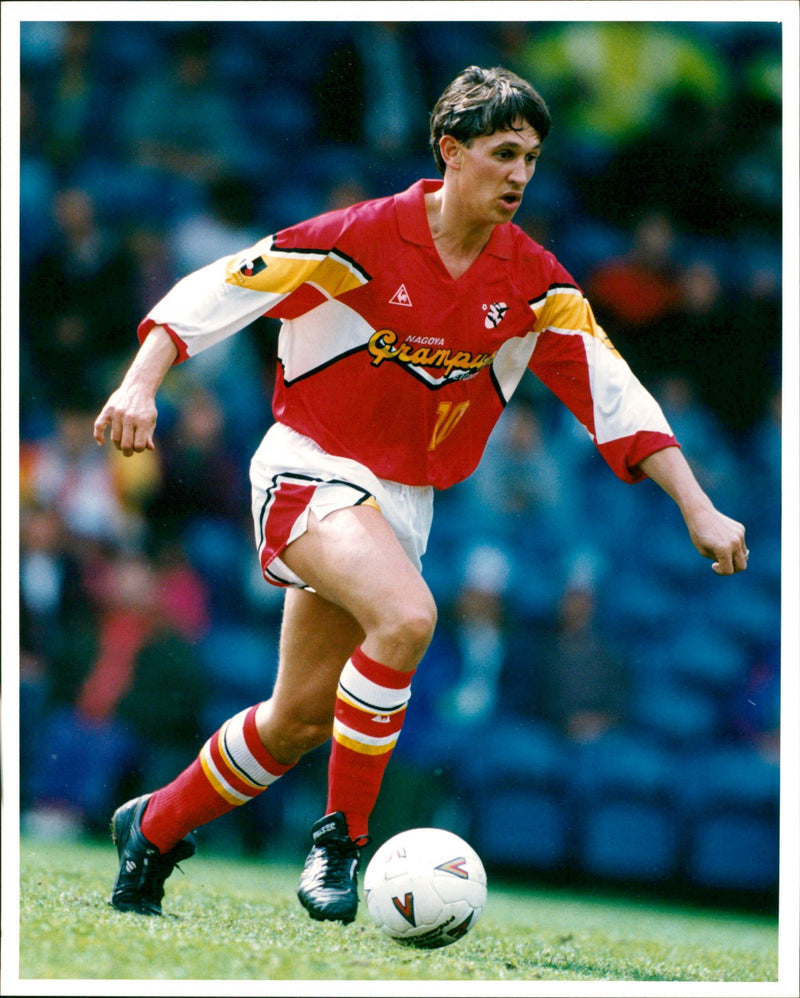 Gary Lineker, football. - Vintage Photograph