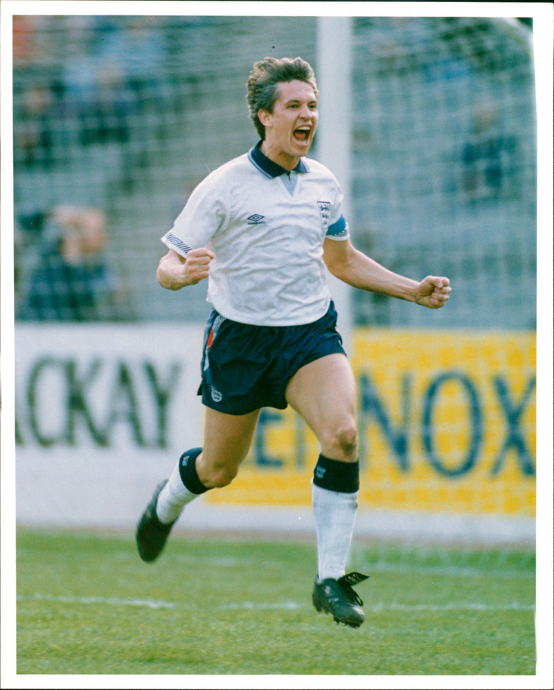 Gary Lineker, football. - Vintage Photograph