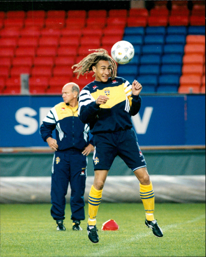 Henrik Larsson, Football players - Vintage Photograph