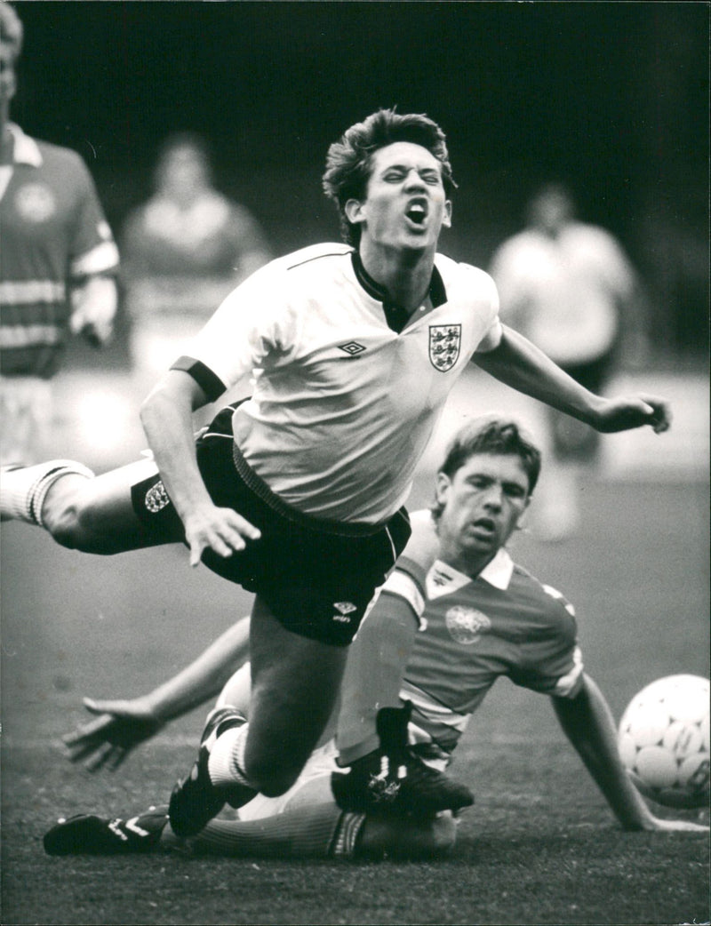 Gary Lineker, football. - Vintage Photograph