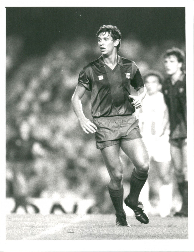 Gary Lineker, football. - Vintage Photograph