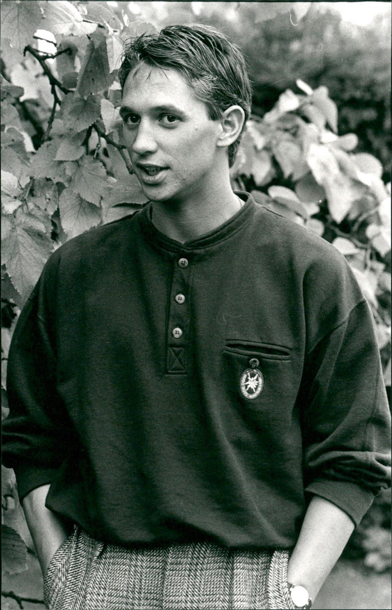 Gary Lineker, football. - Vintage Photograph