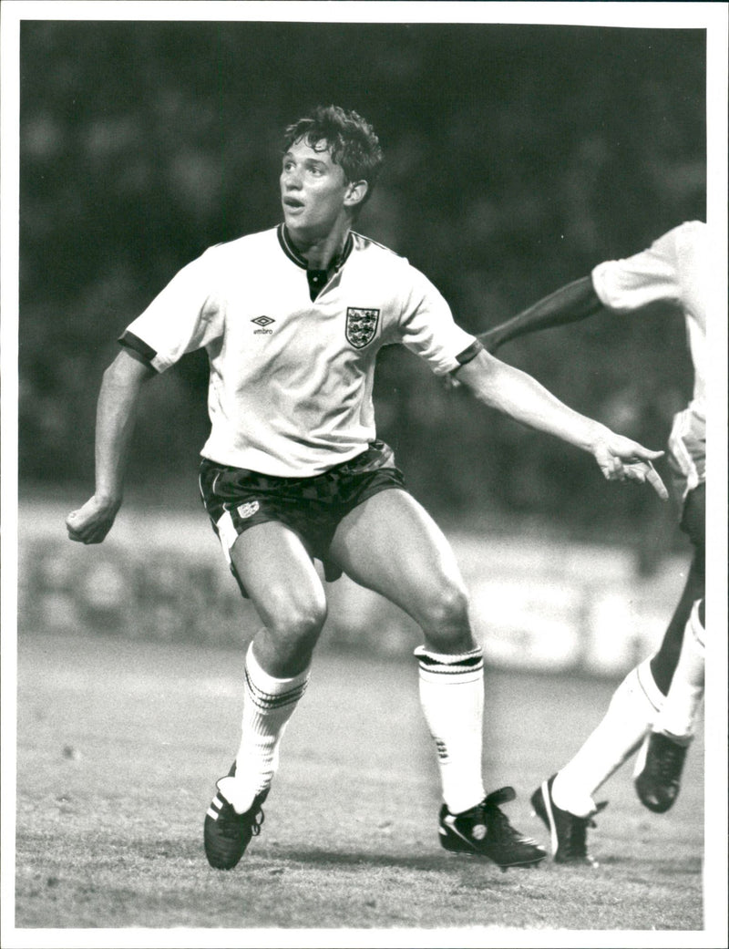 Gary Lineker, football. - Vintage Photograph