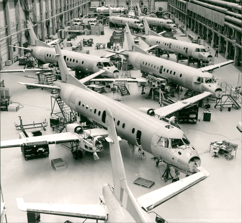 Company: Saab-Scania, Aviation Division - Vintage Photograph