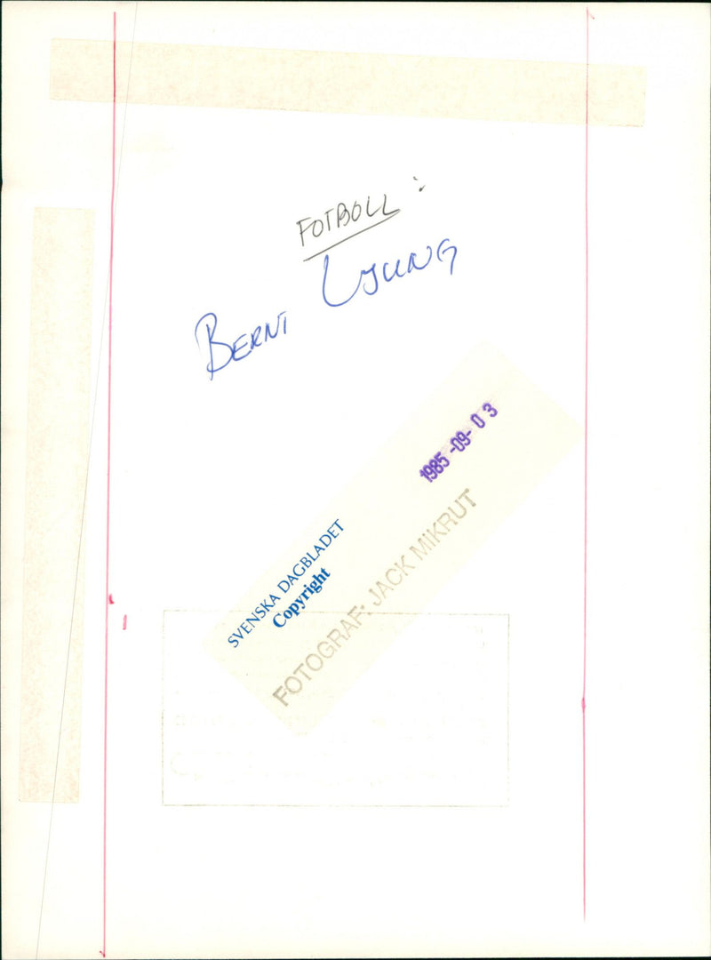 Bernt Ljung - Vintage Photograph