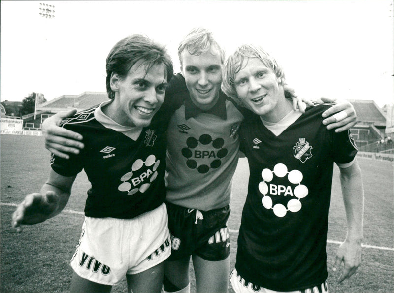 Bernt Ljung, Thomas Johansson and Kari Virtanen - Vintage Photograph