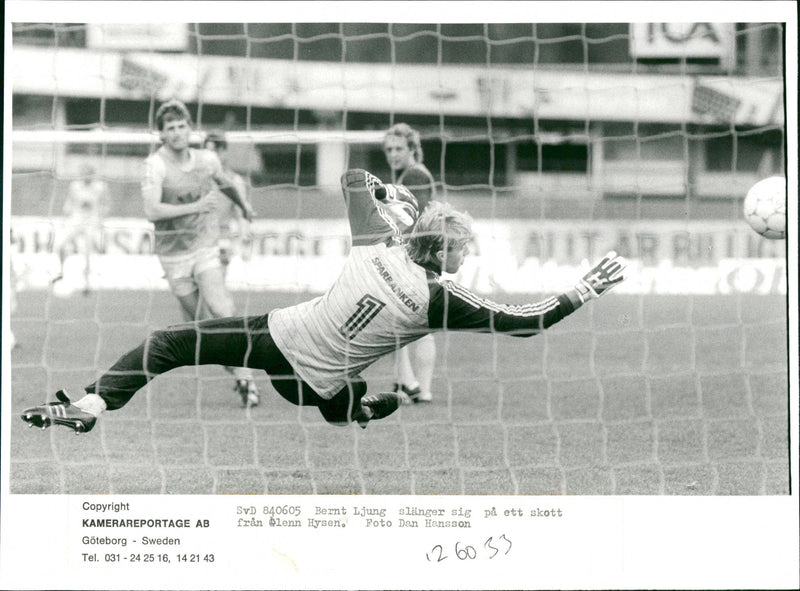 Bernt Ljung and Lenn Hysen - Vintage Photograph