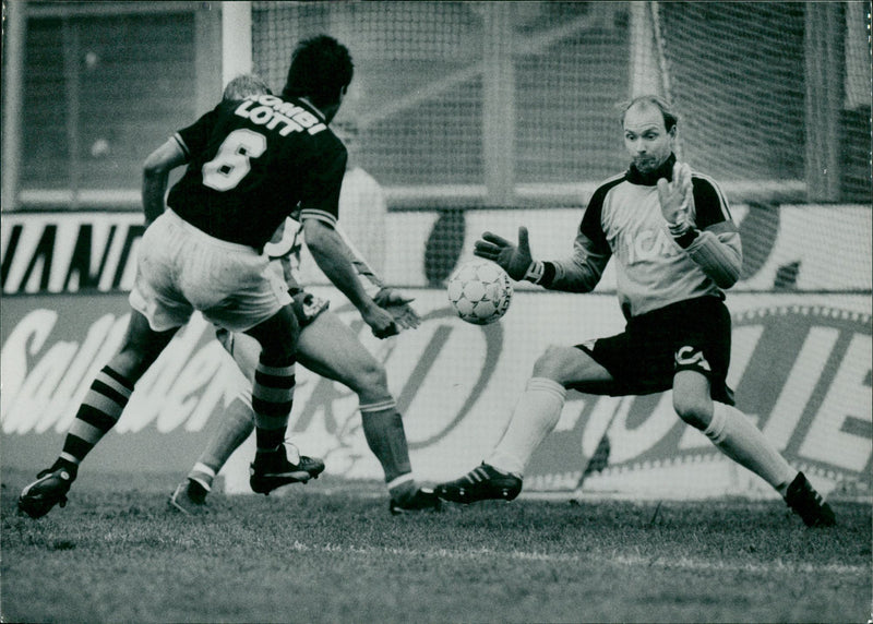 Thomas Ravelli in action - Vintage Photograph