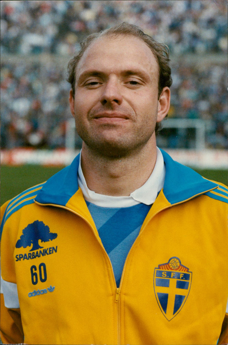 Thomas Ravelli, Swedish footballer - Vintage Photograph