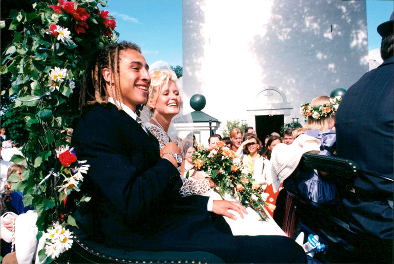 Henrik Larsson Marriage - Vintage Photograph