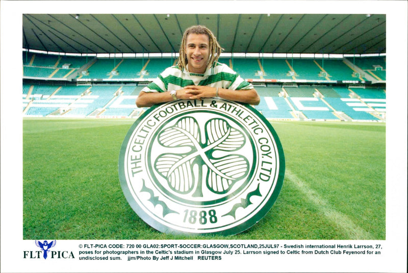 Henrik Larsson - Vintage Photograph