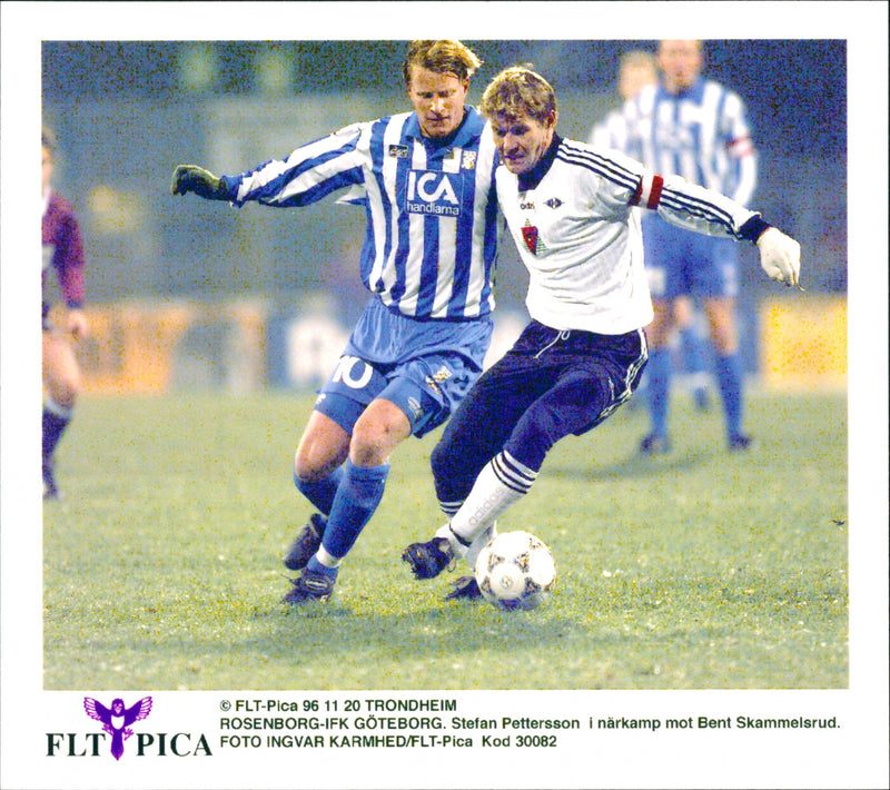 Stefan Pettersson and Bent Skammelsrud. - Vintage Photograph