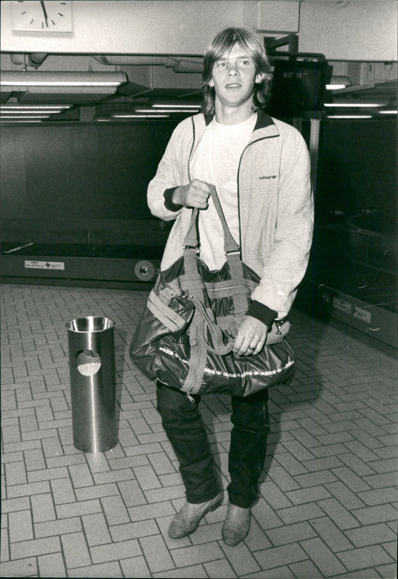 Glenn Strömberg, Swedish professional footballer. - Vintage Photograph