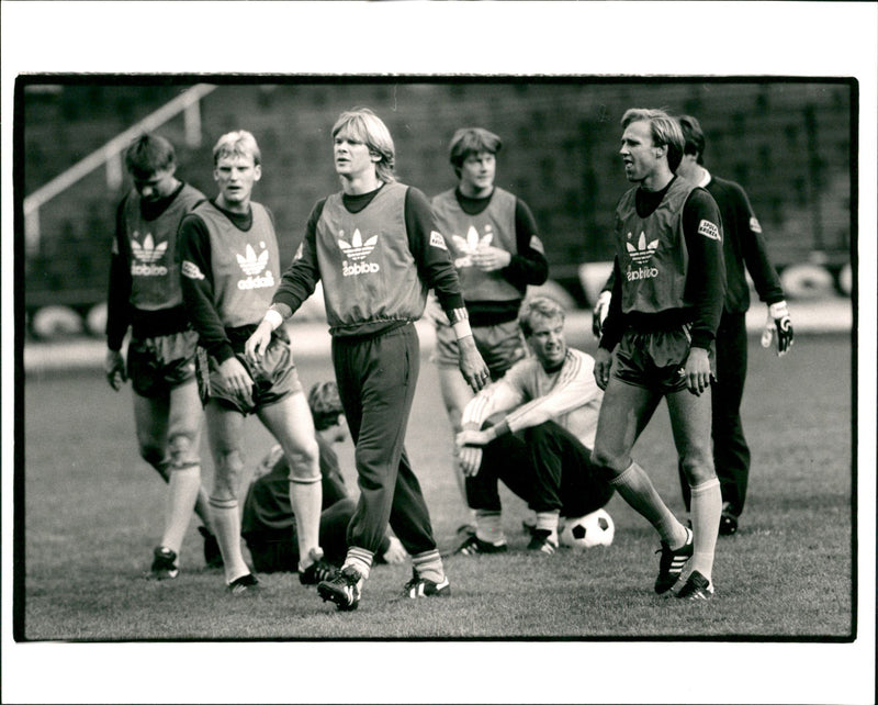 Glenn Strömberg, Swedish professional footballer. - Vintage Photograph