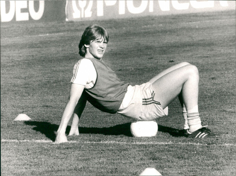 Glenn Strömberg, Swedish professional footballer. - Vintage Photograph